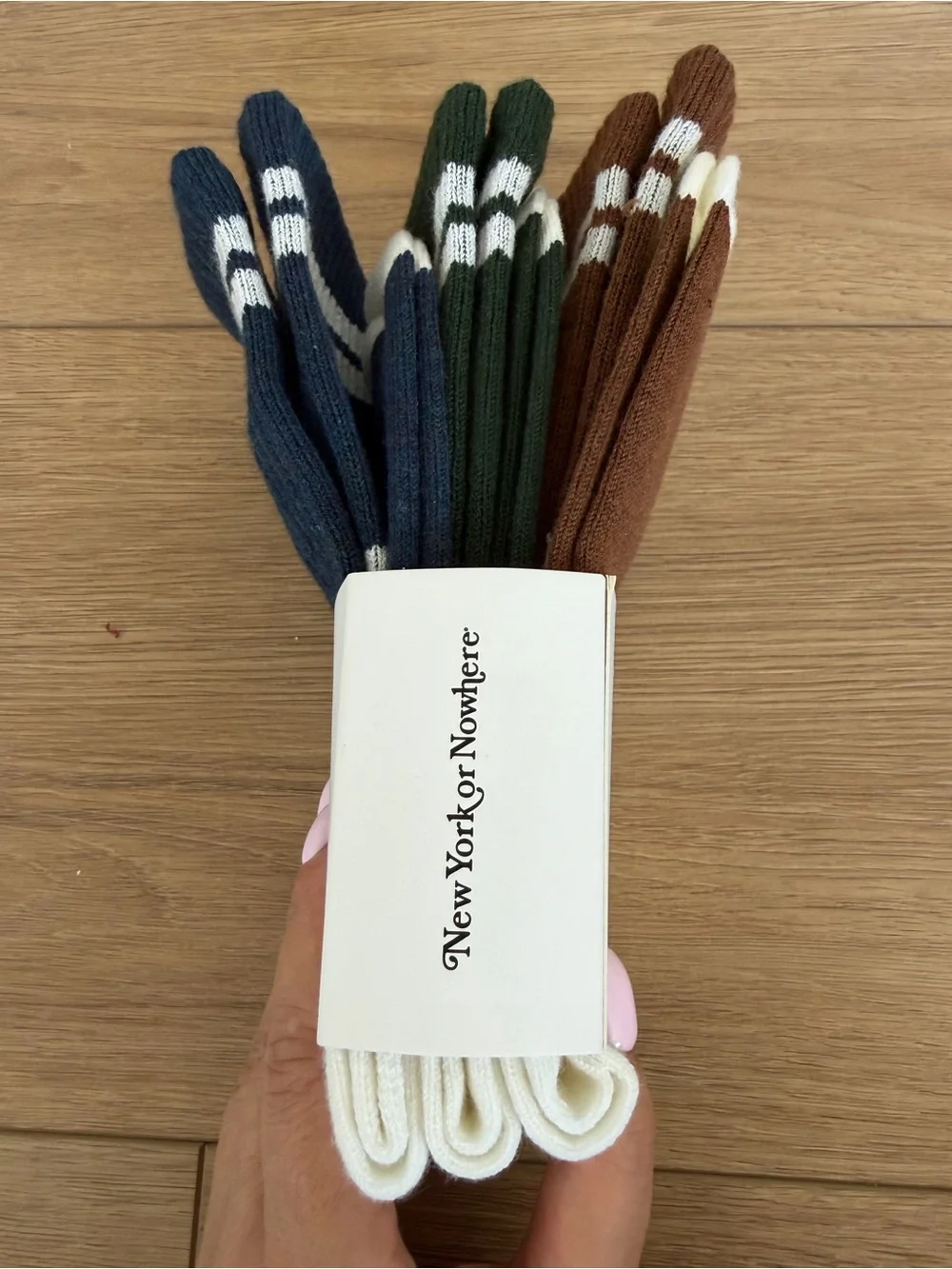 New York or Nowhere 3 Pack Crew Socks